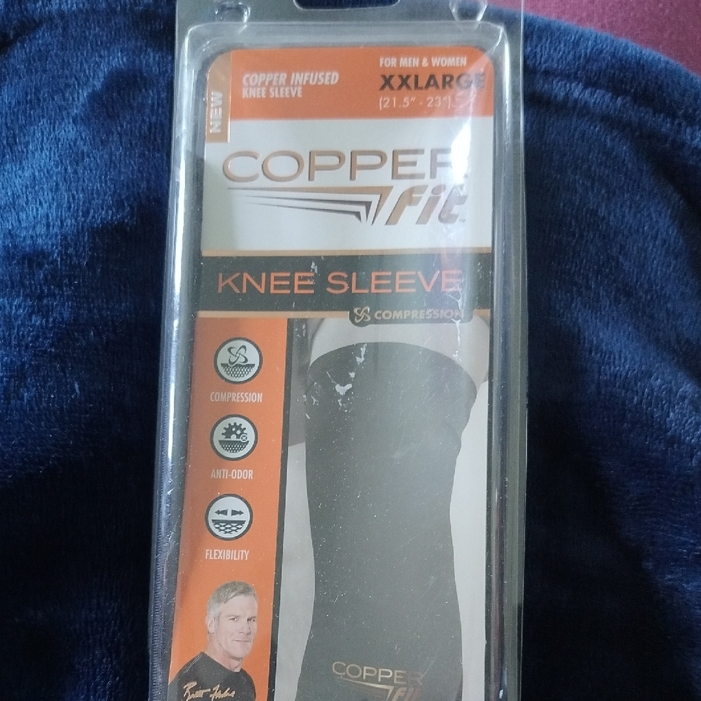 Copper Fit Knee Sleeve XXL Black